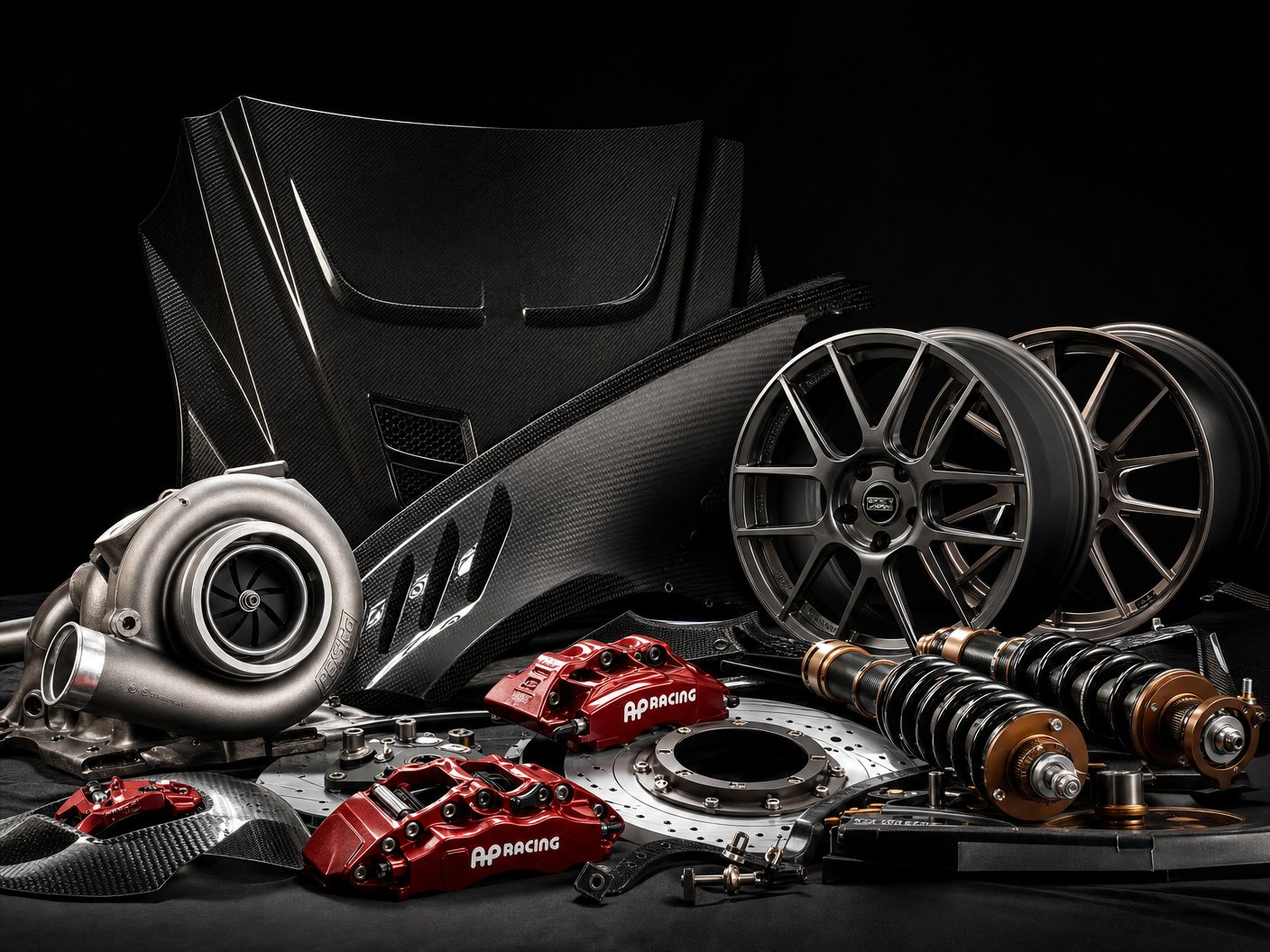 青柠视频配件 - Brembo GT 6活塞卡钳套件